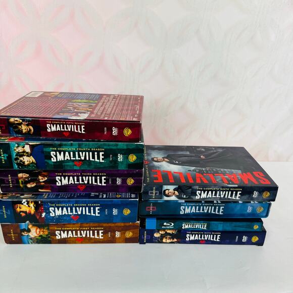 Smallville Seasons 1-6 8-9 DVD & Season 7 Blu Ray lot Tom Welling - Picture 1 of 8